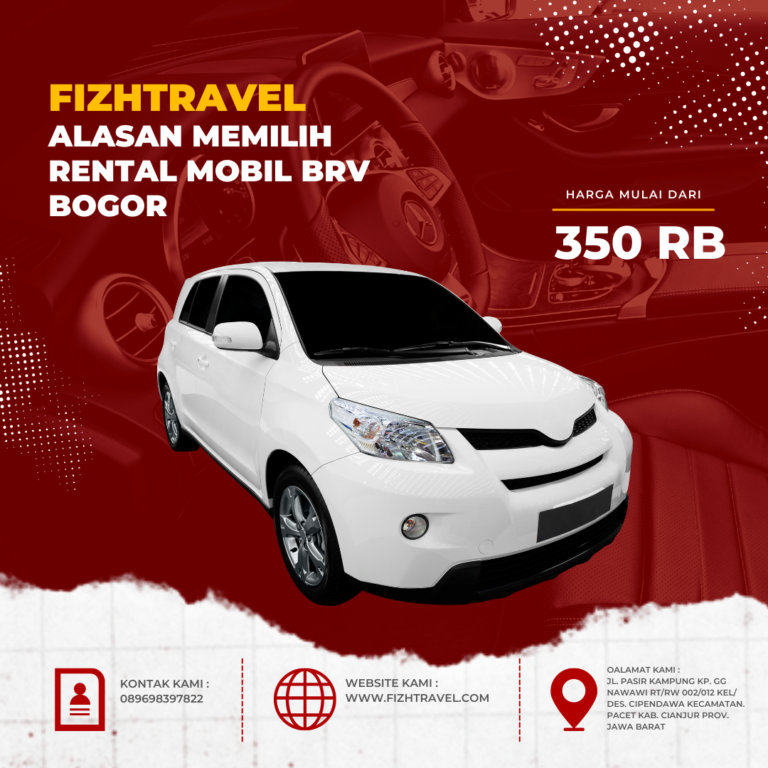 Alasan Memilih Rental Mobil Brv Bogor