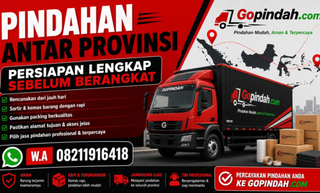 Pindahan Antar Provinsi: Persiapan Lengkap Sebelum Berangkat W.A 08211916418 102 Pindahan Antar Provinsi Persiapan Lengkap Sebelum Berangkat